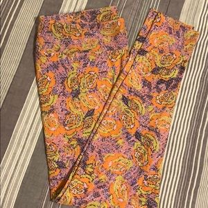 Floral LuLaRoe TC Leggings NWOT